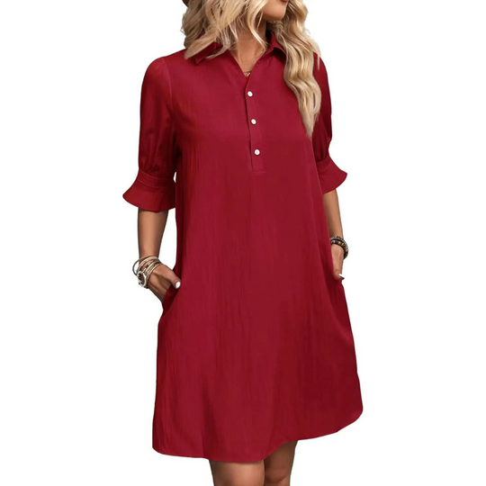 Veronica – Relaxed Shirt Dress
