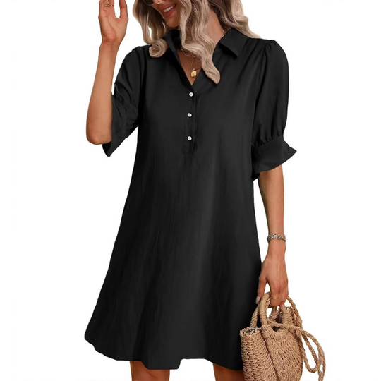 Veronica – Relaxed Shirt Dress