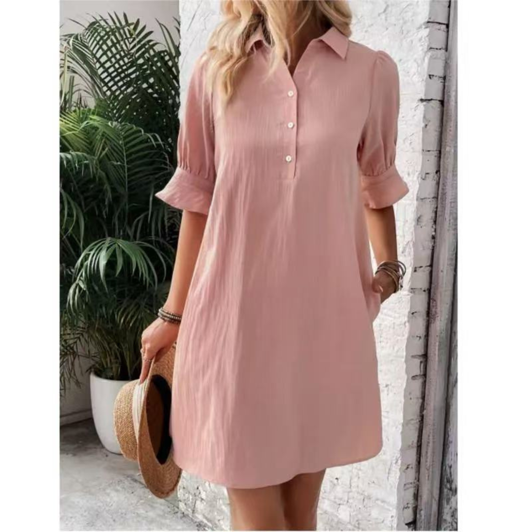 Veronica – Relaxed Shirt Dress