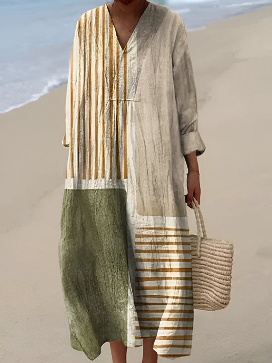 Dahlia – V Neck Midi Dress