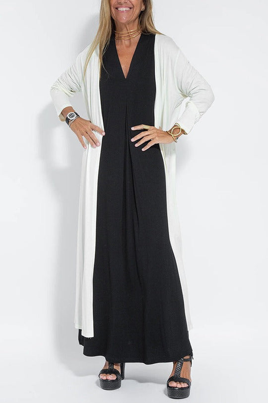 Janine – Elegant Maxi Dress with Matching Cardigan