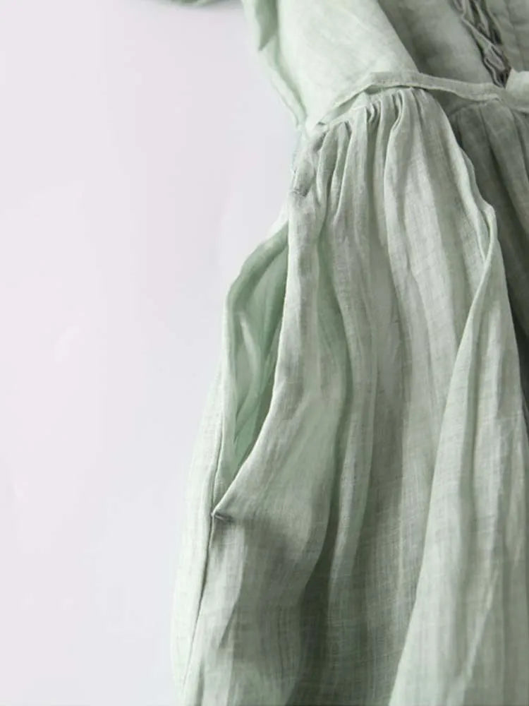 Cecilia – Boho Linen Summer Dress