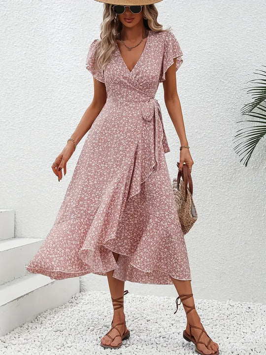 Eileen – Feminine Wrap Summer Dress