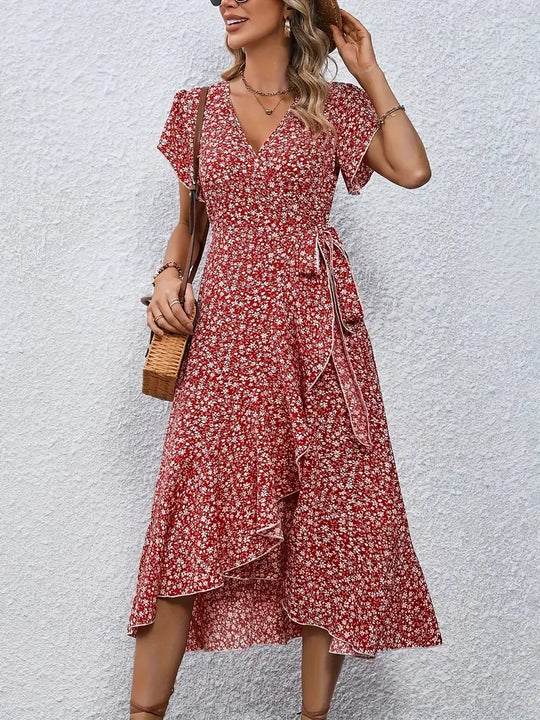 Eileen – Feminine Wrap Summer Dress