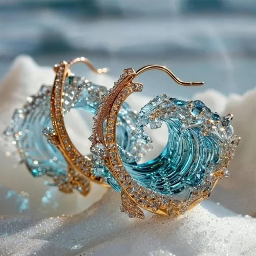 Maris – Refined Ocean’s Oath Earrings