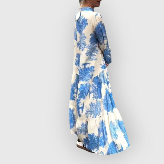 Dolores – Flowing Floral Maxi Dress