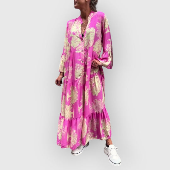 Dolores – Flowing Floral Maxi Dress