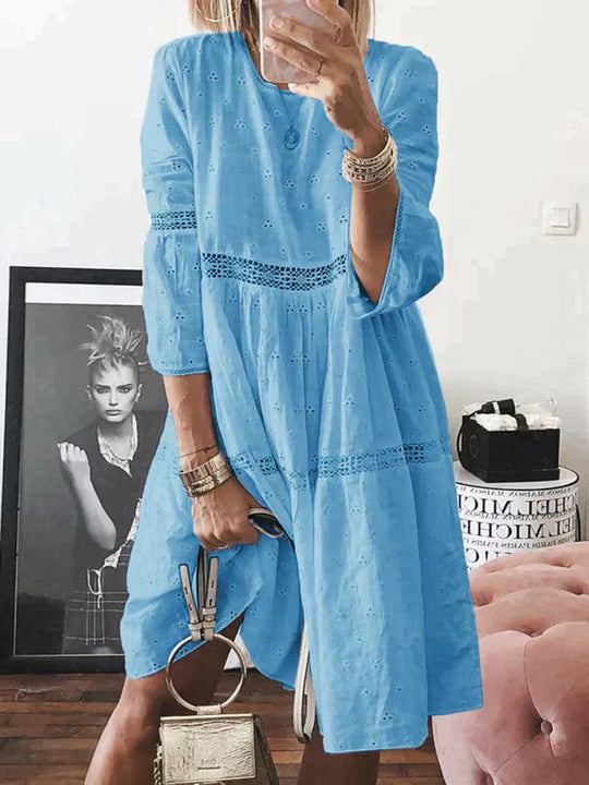 Kyla – Embroidered Occasion Dress