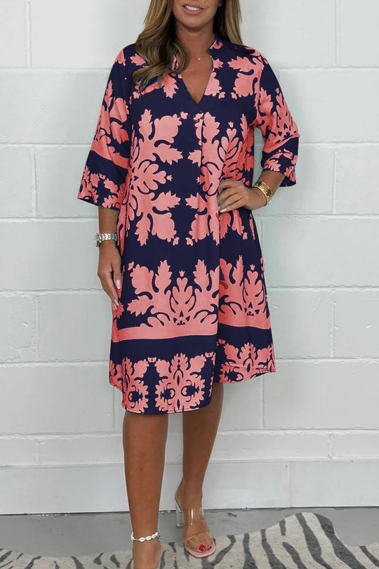 Belen – Flowy Patterned Dress