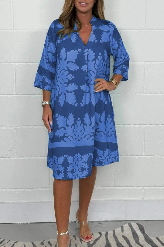 Belen – Flowy Patterned Dress