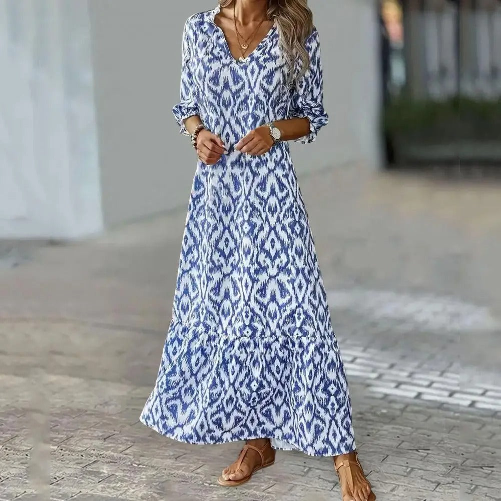 Janet – Floral Maxi Dress