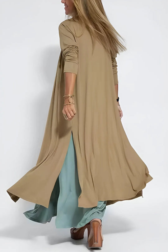 Janine – Elegant Maxi Dress with Matching Cardigan