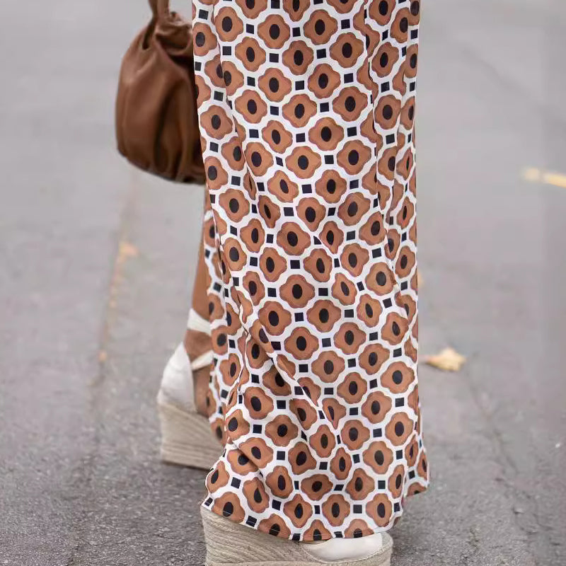 Ana – Printed Boho Maxi Dress