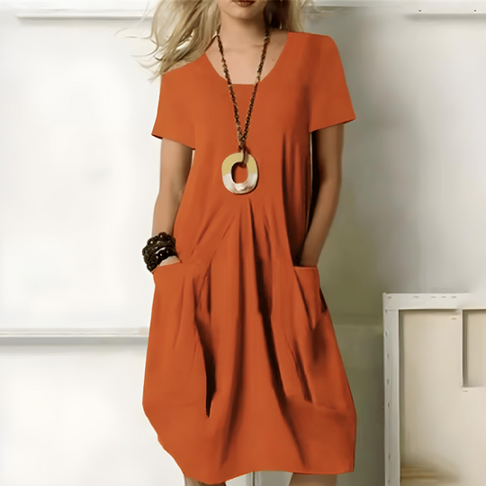Melina – Elegant Dress with Tummy Coverage