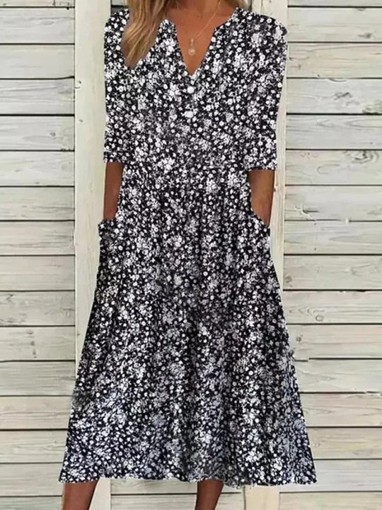 Madison – Floral A-line dress