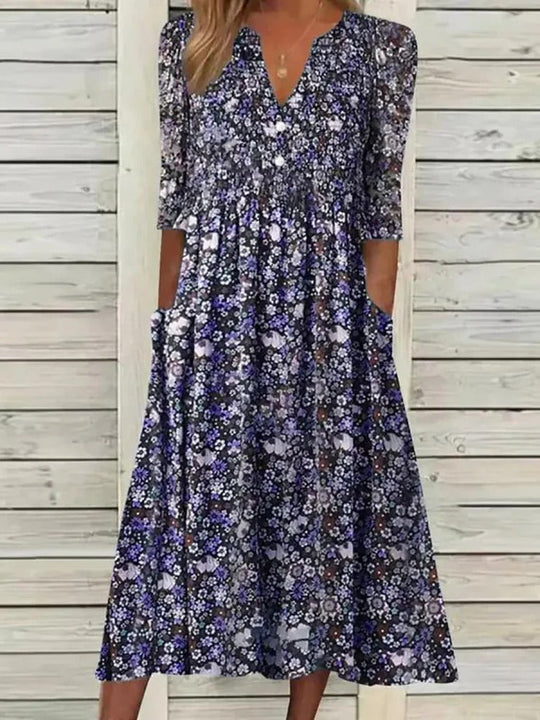 Madison – Floral A-line dress